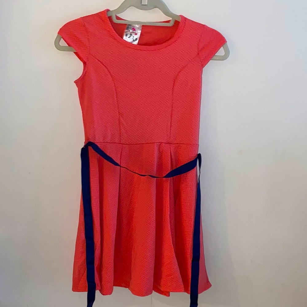 NWT Girls Pink Short Sleeve Dress